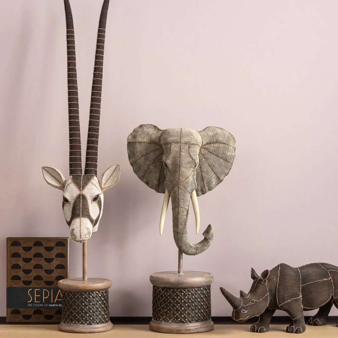 Objet Décoratif Antelope Head Pearls Gm