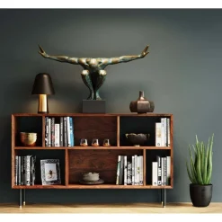 Objet Décoratif Athlete Xl Antique Vert 100Cm