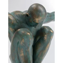 Objet Décoratif Athlete Xl Antique Vert 100Cm