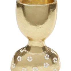 Objet Décoratif Daisy Head Dore 19Cm