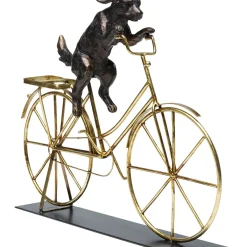 Objet Décoratif Dog With Bicycle 44Cm