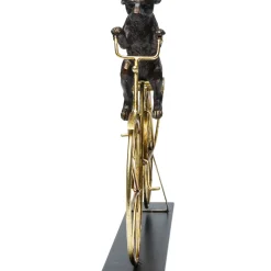 Objet Décoratif Dog With Bicycle 44Cm