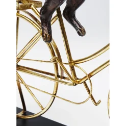 Objet Décoratif Dog With Bicycle 44Cm