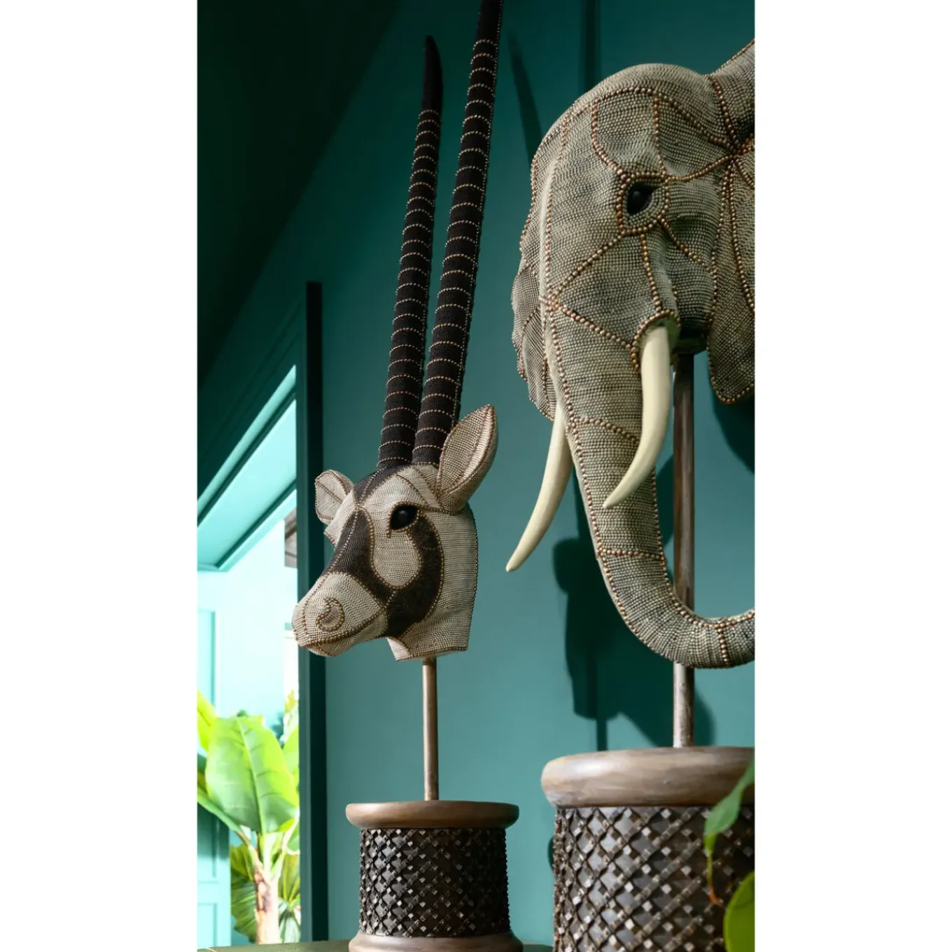 Objet Décoratif Elephant Head Pearls 76