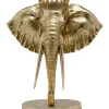 Objet Décoratif Elephant Royal Dore 57Cm