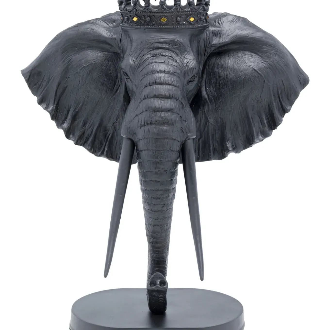 Objet Décoratif Elephant Royal Noir 57Cm