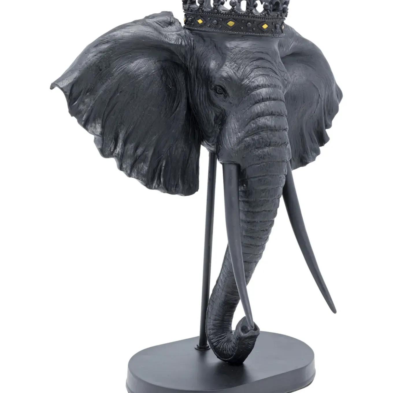 Objet Décoratif Elephant Royal Noir 57Cm