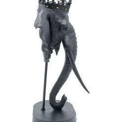 Objet Décoratif Elephant Royal Noir 57Cm