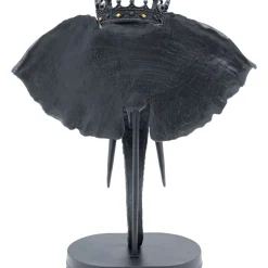 Objet Décoratif Elephant Royal Noir 57Cm