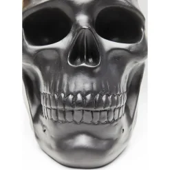 Objet Décoratif Flower Skull 22Cm
