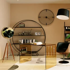 Objet Décoratif Globe Earth Noir
