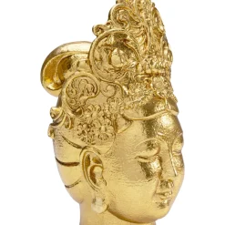 Objet Décoratif Goddess Head Dore 39Cm