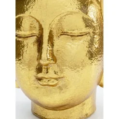 Objet Décoratif Goddess Head Dore 39Cm