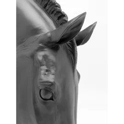 Objet Décoratif Horse Face Noir 72Cm