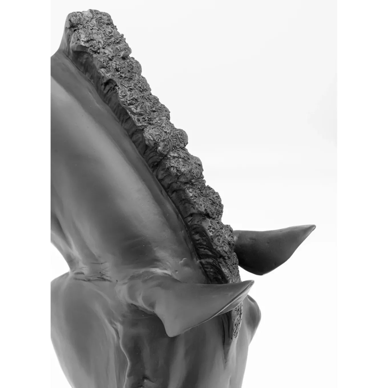 Objet Décoratif Horse Face Noir 72Cm