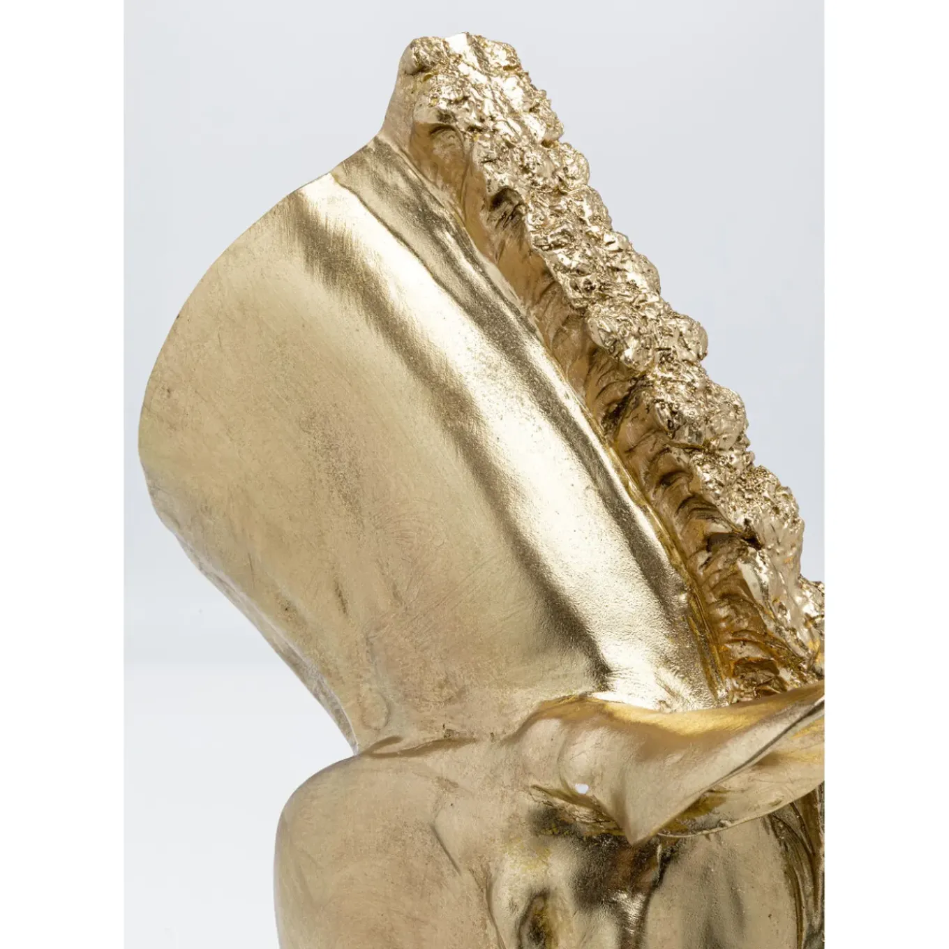 Objet Décoratif Horse Face Dore 72Cm