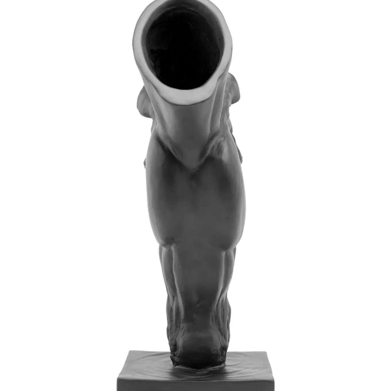 Objet Décoratif Horse Face Noir 57Cm