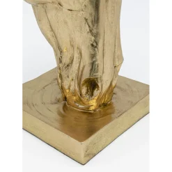 Objet Décoratif Horse Face Dore 57Cm