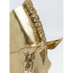 Objet Décoratif Horse Face Dore 57Cm