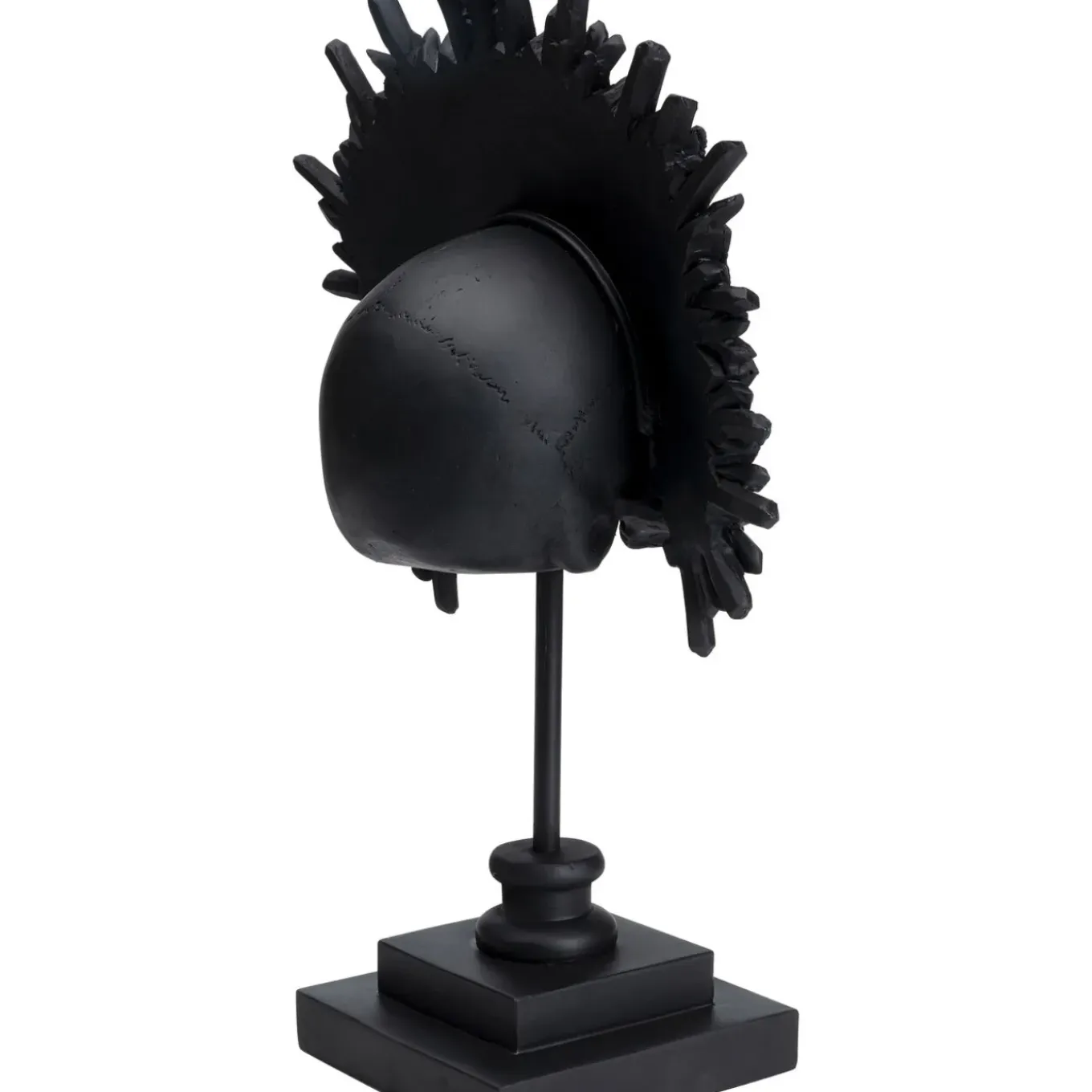 Objet Décoratif King Skull Noir 49Cm