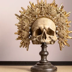 Objet Décoratif King Skull 42Cm