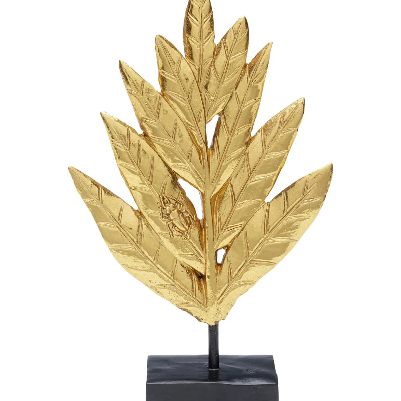 Objet Décoratif Leaves Dore 25Cm