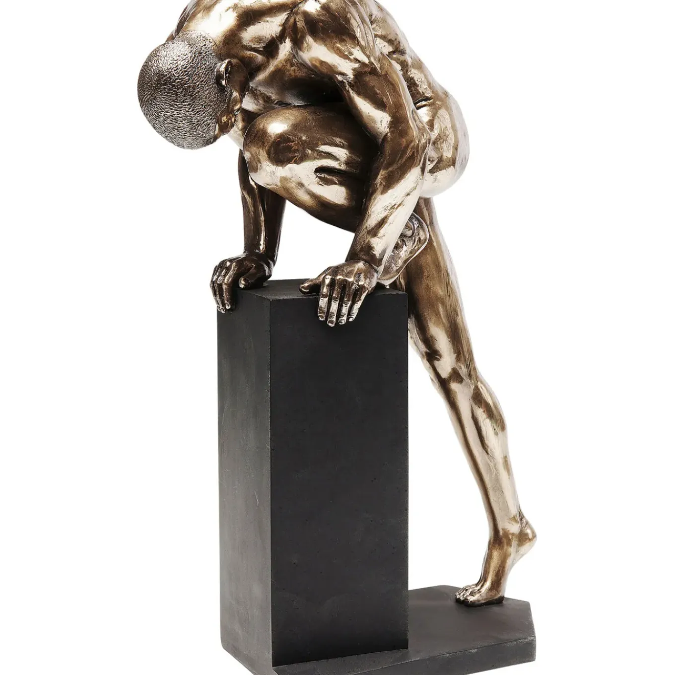 Objet Décoratif Nude Man Stand Bronze 35Cm