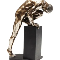 Objet Décoratif Nude Man Stand Bronze 35Cm