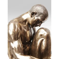 Objet Décoratif Nude Man Stand Bronze 35Cm