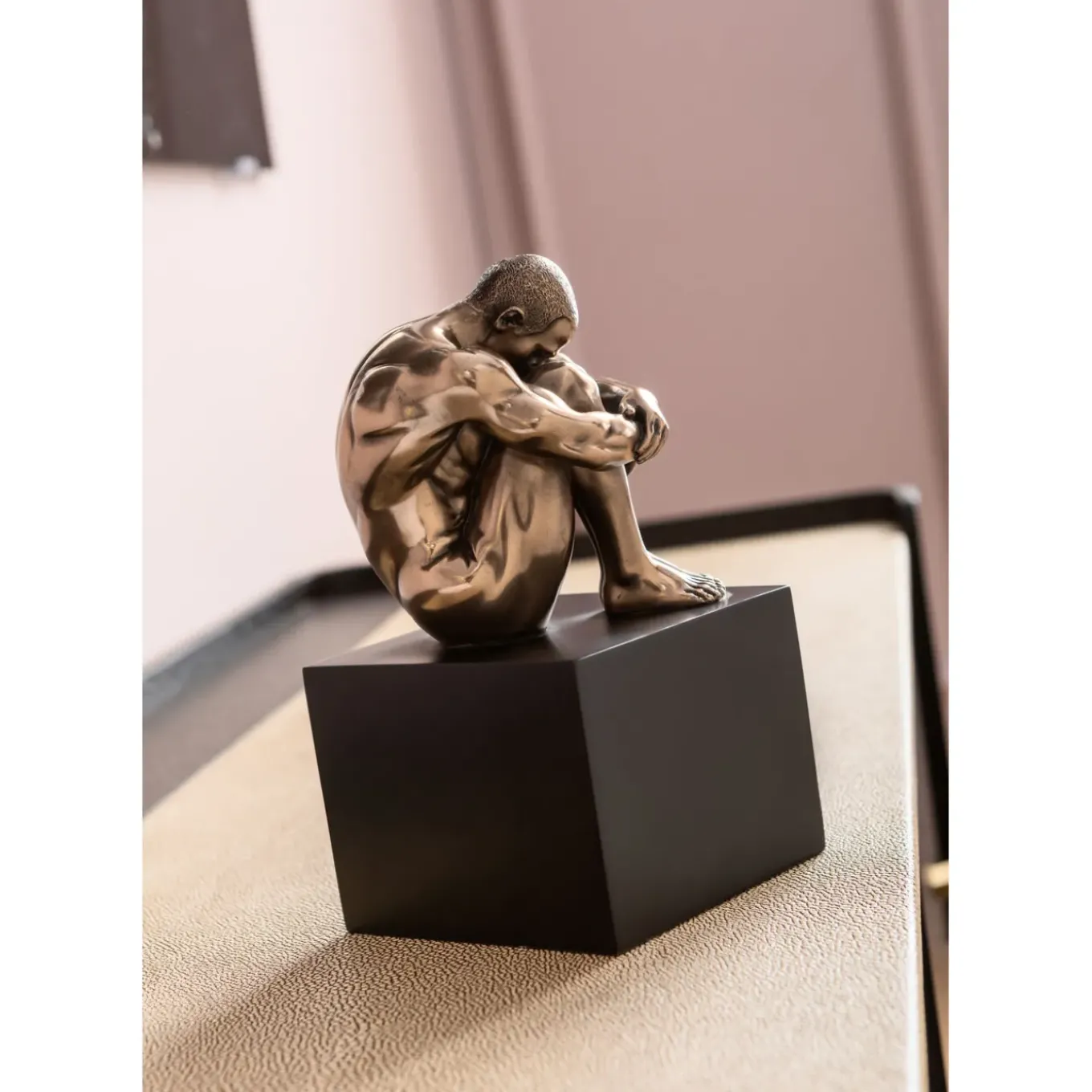 Objet Décoratif Nude Man Thinking 10Cm