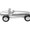 Objet Décoratif Racing Car Argente 9Cm