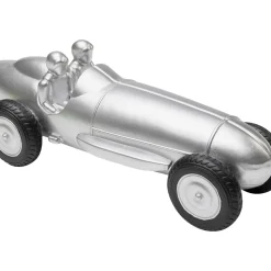 Objet Décoratif Racing Car Argente 9Cm