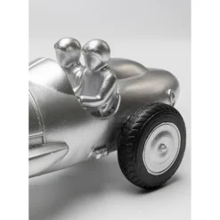 Objet Décoratif Racing Car Argente 9Cm