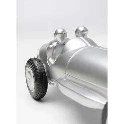 Objet Décoratif Racing Car Argente 9Cm