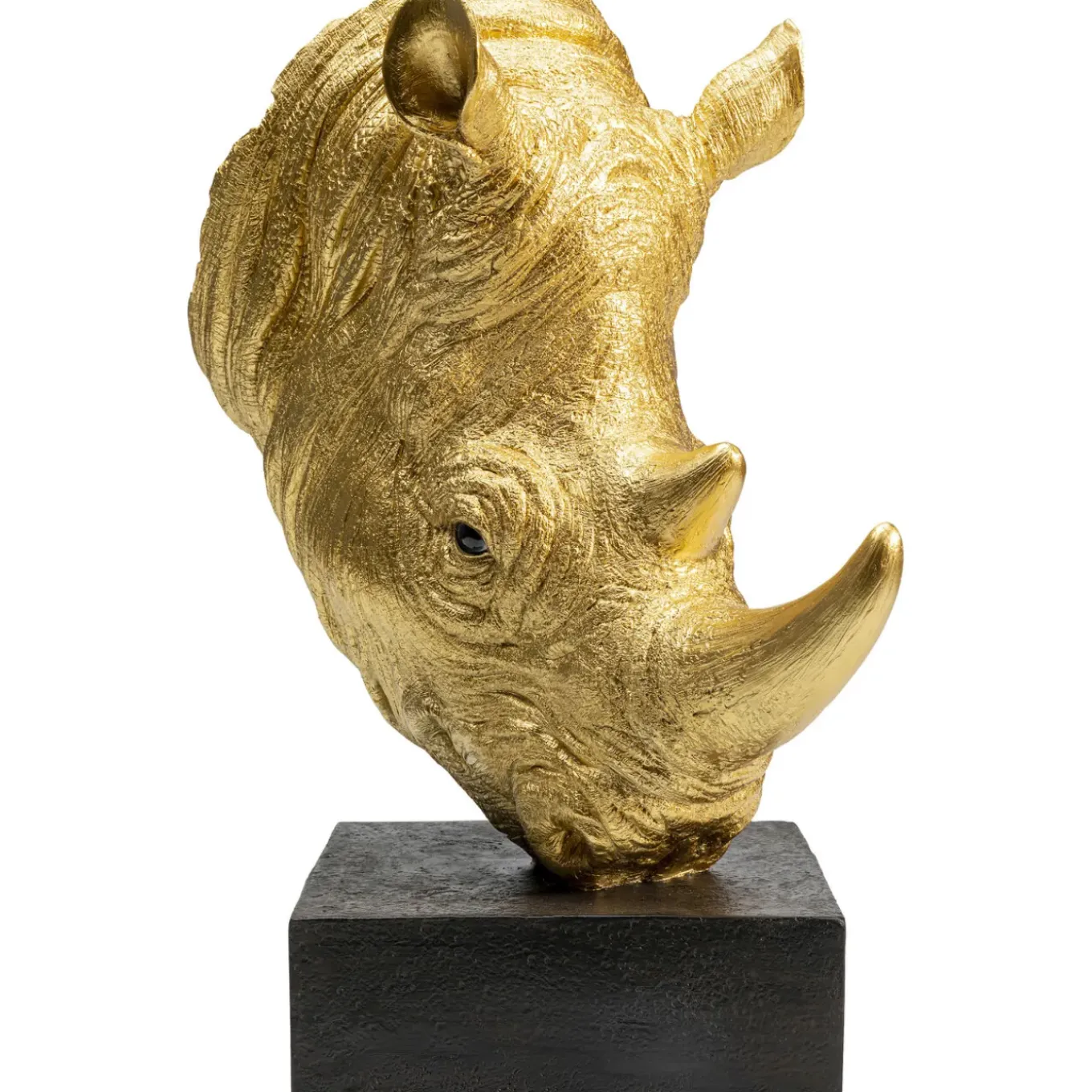 Objet Décoratif Rhino Dore 51Cm