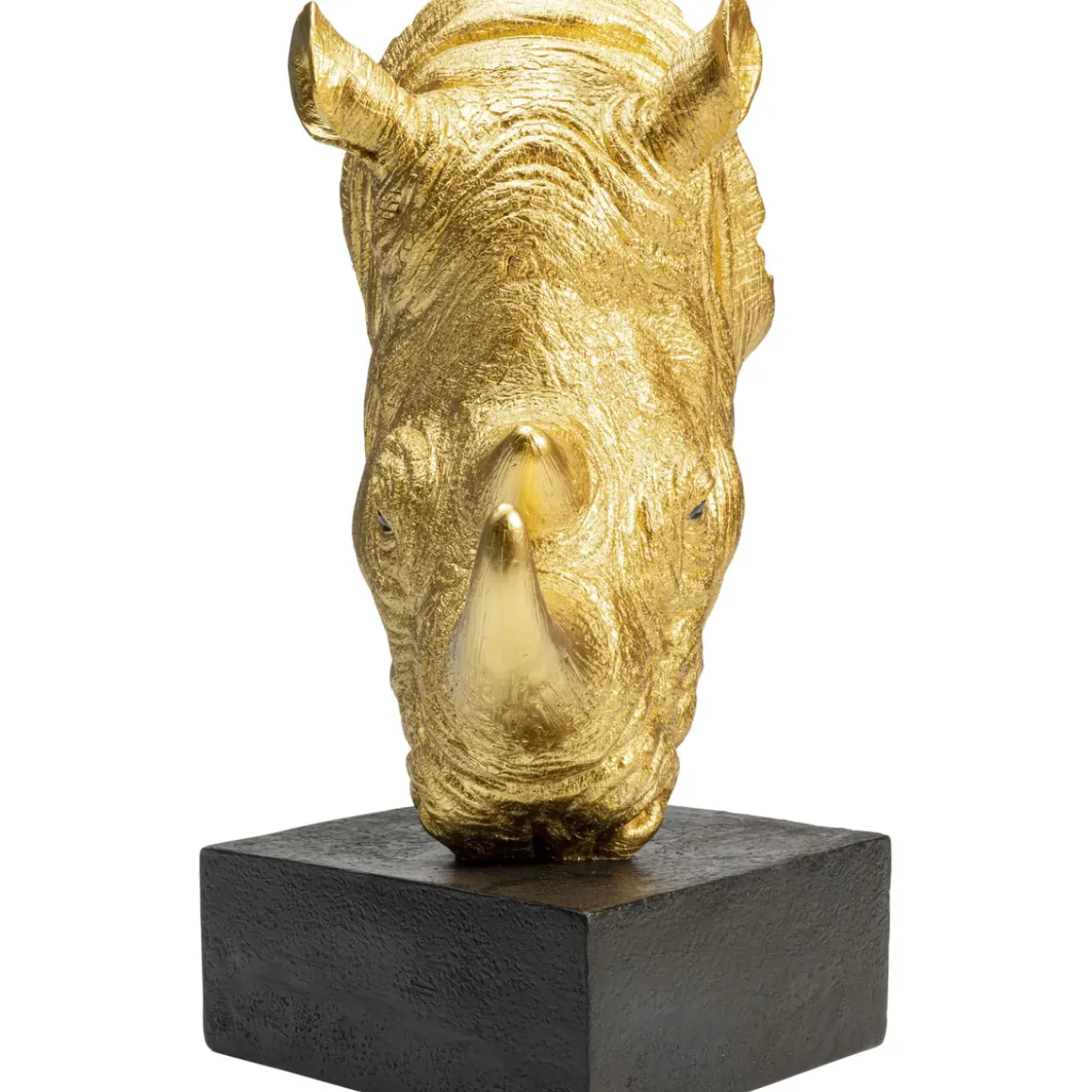 Objet Décoratif Rhino Dore 51Cm
