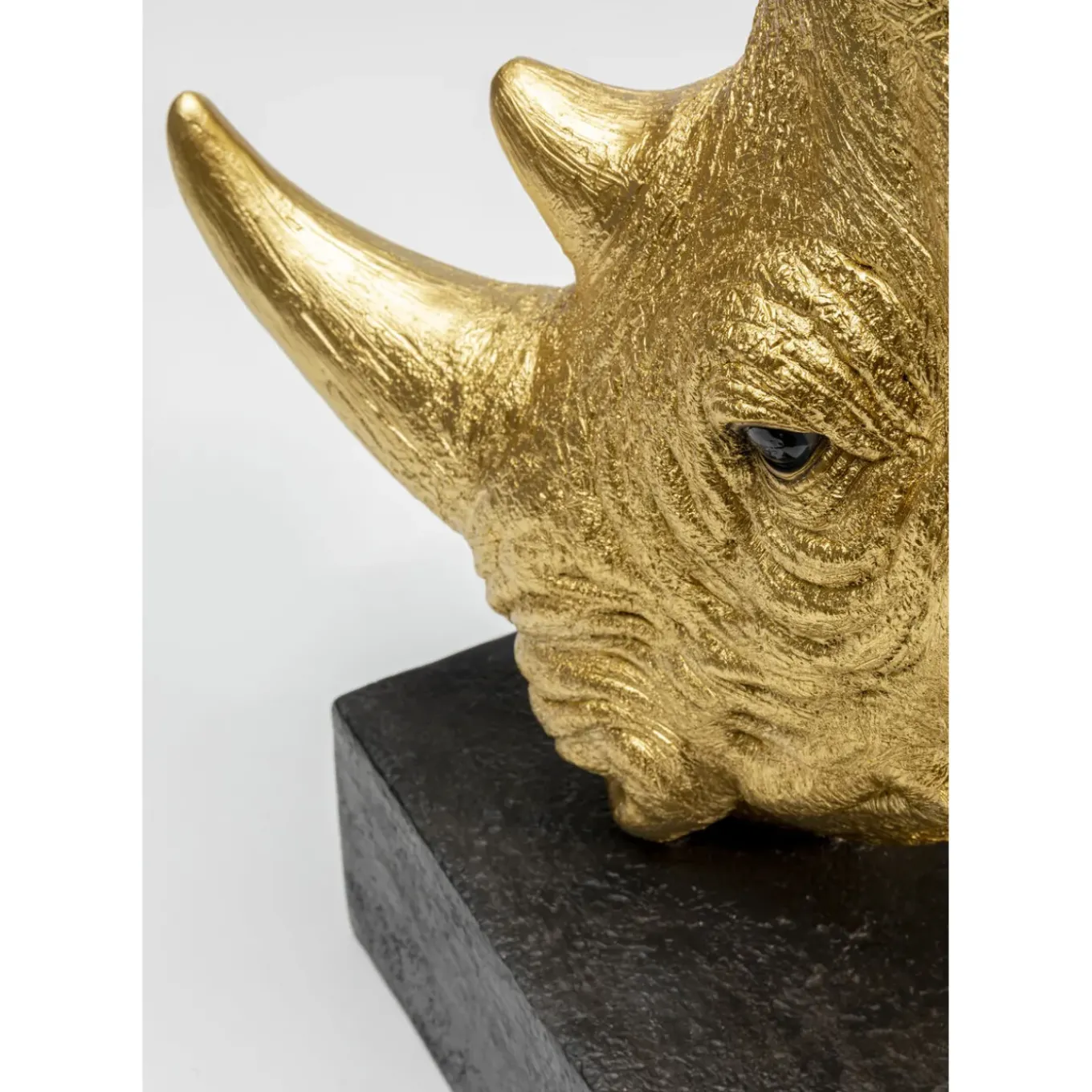 Objet Décoratif Rhino Dore 51Cm