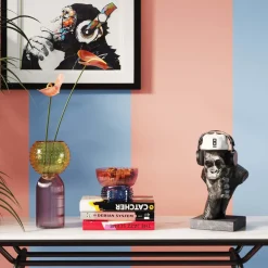Objet Décoratif Thinking Gorilla Head 49Cm