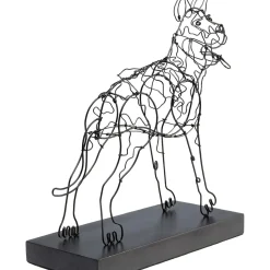 Objet Décoratif Wire Attack Dog 36Cm