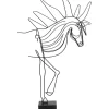 Objet Décoratif Wire Horse 51Cm