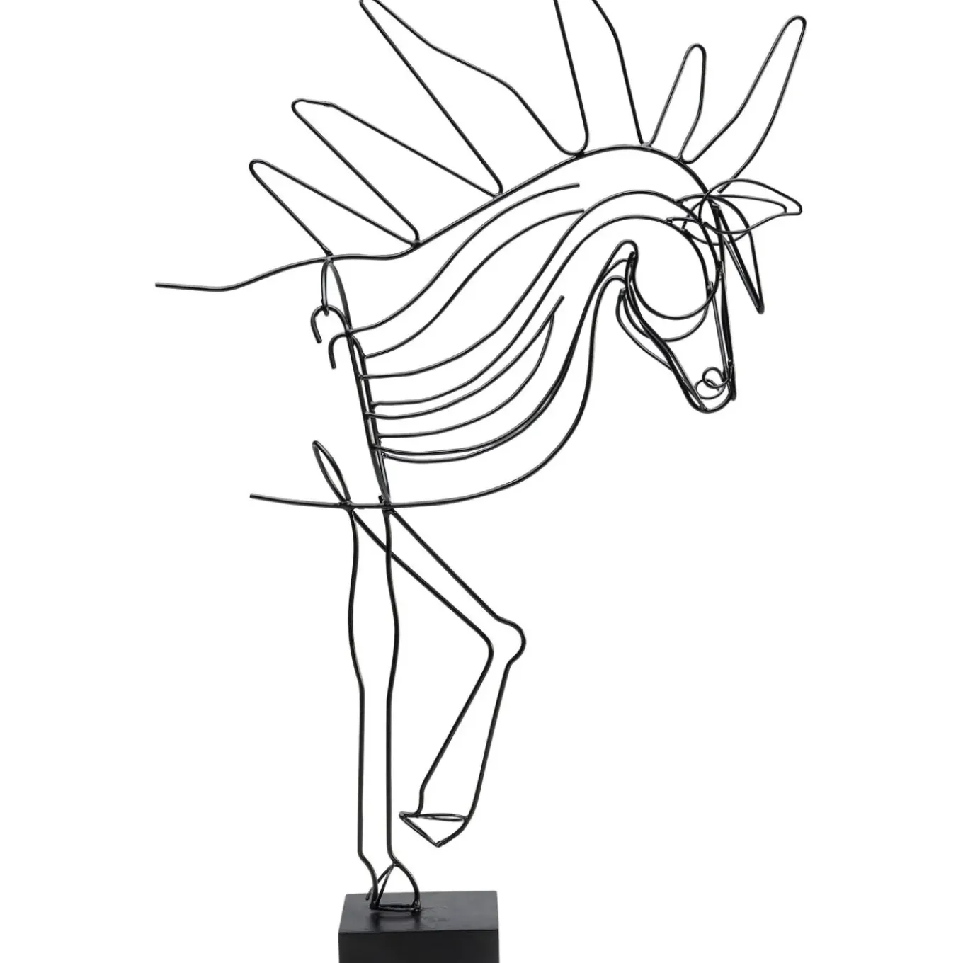 Objet Décoratif Wire Horse 51Cm