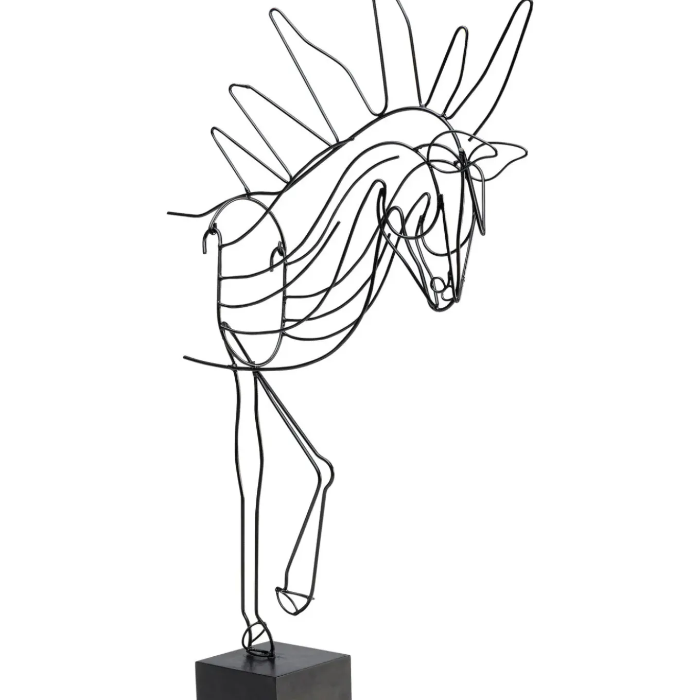 Objet Décoratif Wire Horse 51Cm