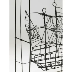 Objet Décoratif Wire Sail Boat 28Cm