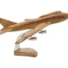 Objet Décoratif Wood Plane 25Cm