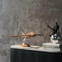 Objet Décoratif Wood Plane 25Cm
