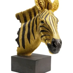 Objet Décoratif Zebra Dore 35Cm