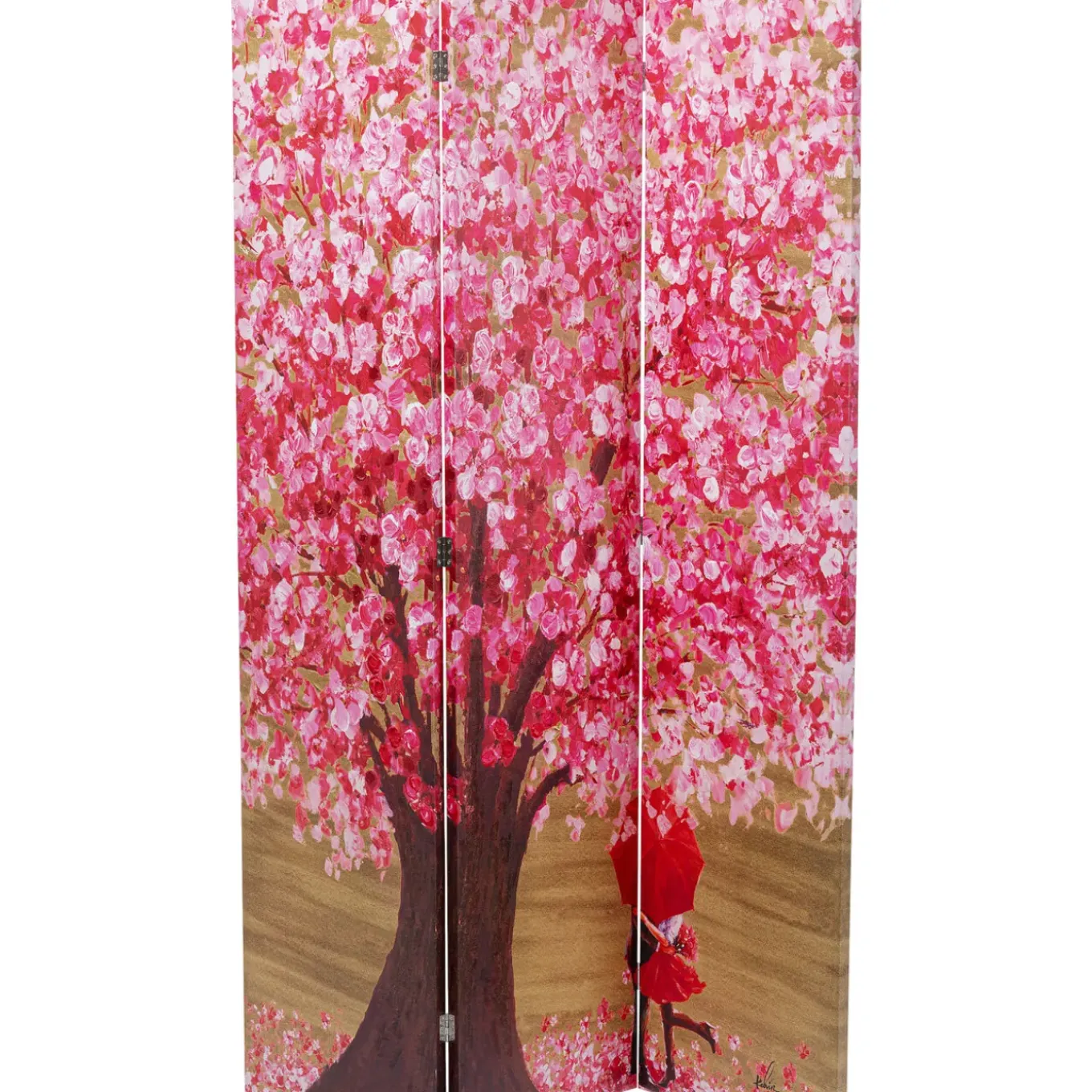 Paravent Flower Couple Vs Flower Boat 120X180