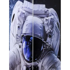 Paravent Triptychon Man Vs Oldtimer 120X180
