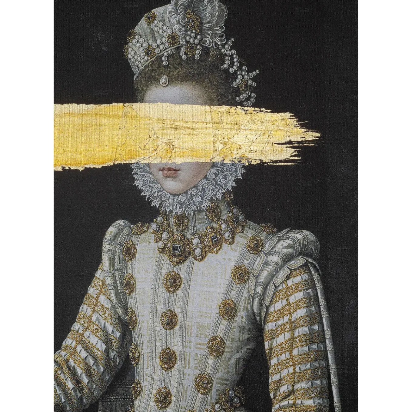Peinture A L Huile Frame Incognito Baroness 80X100