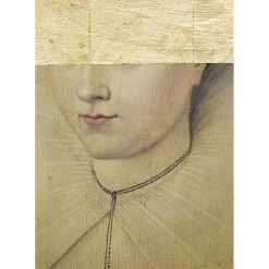 Peinture A L Huile Frame Incognito Lady 80X100Cm
